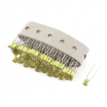 60pcs 50V 3 3nF Through Tole Radial Lead Polyester Film Capacitors