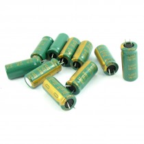 10pcs Electronic Component 220uF 50V 105C Electrolytic Capacitor 8x19mm