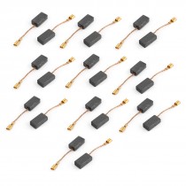 10 Pairs Metric 15mm x 8mm x 4mm Motor Carbon Brushes for Angle Grinder