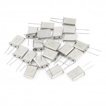 20 Pieces 27 145MHz 27 145M Passive Quartz Crystal Oscillator Silver Tone HC 49U