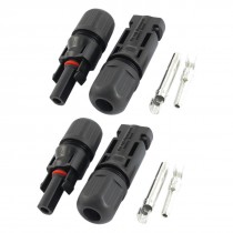 2pair DC 1000V 25A Male Female Set Cable Connectors for Solar Cells Panel