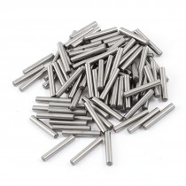 100 Pcs Stainless Steel 3 05mm x 15 8mm Dowel Pins Fasten Elements Silver Tone