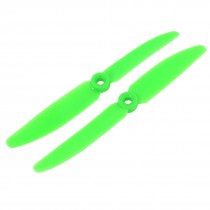 Pair Double Blades 5x3 Green Plastic CW CCW RC Model Airplane Prop Propeller
