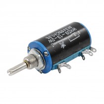 2W 3 3K Ohm 5 Terminals Multiturn Wire Wound Pot Potentiometer WXD3 13