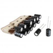 15pcs 8mm x 12mm 2mm Lead Pitch Electrolytic Capacitors 1000uF 10V
