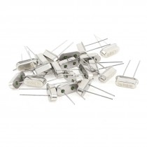 20 Pcs 14 31818M 14 31818MHz 14 31818M Hz Crystal Oscillators HC 49S Silver Tone