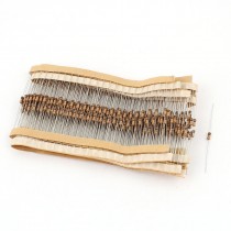 400 Pcs 1ohm 0 25W 5 Tolerance Axial Leads Type Carbon Film Resistors