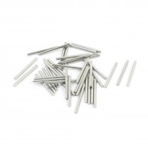 40pcs 1 6mm x 20mm Stainless Steel Motion Axle Circular Round Rod Bar