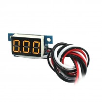 Yellow LCD Display DC 0-1A 3Digit Current Measuring Amperemeter Ammeter