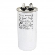 AC 450V 30uF 50 60Hz Air Conditioner Motor Run Capacitor CBB65A 1 Silver Tone