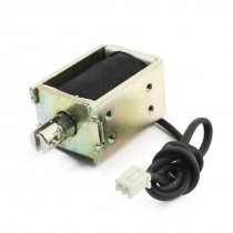 DC36V 1010g Force 5mm Stroke 32cm Lead Push Type Solenoid Electromagnet
