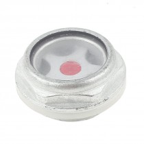 Air Compressor 3 4BSP Male Thread 34mm Dia Metal Oil Level Sight Glass