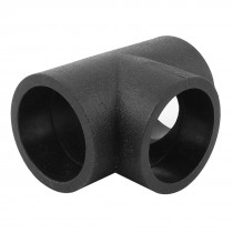 63mm 3 Way HDPE Socket Fusion Water Gas Equal Tee Pipe Fitting Coupling Black