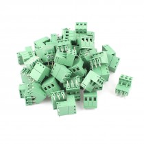 50 x 2EDG 5 08 Screw Terminal Block Connector 3 Positions 5 08mm Pin Pitch