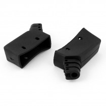 2 Pcs 7 5 mm Dia Black Anti Water Dust Micro Switch Covers Shells Protector