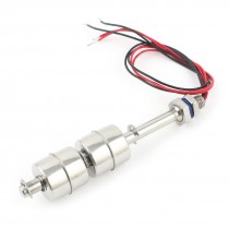 Vertical Stainless Steel Dual Ball Tank Liquid Water Level Sensor Float Switch
