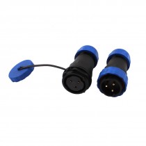Pair Waterproof Aviation Cable Connector Plug Socket SD28 3 3 Pin IP68