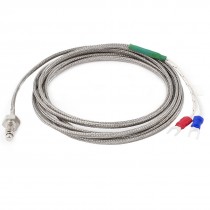 K Type 0 400C 6mm Thread Thermocouple Probe Temperature Sensor 2M