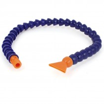 2 Pcs Lathe Flat Nozzle Flexible 3 8BSP Thread Oil Coolant Pipe Hose 61 5cm Long