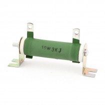 10W Watt 3K Ohm 5% Ceramic Tube Nonflammable Fixed Wirewound Wire Wound Resistor