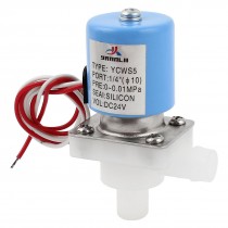 DC24V 2 Way Purifier Air Pneumatic Water Solenoid Valve 1 4"