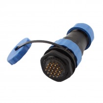 SD28 28mm 19 Pin 19P Waterproof Aviation Cable Connector Plug Socket IP68
