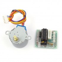 2pcs DC 5V Stepper Motor 28BYJ 48 Drive Test Module Board ULN2003 5 Line 4 PHA