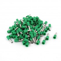 100 Pcs Wire Crimp Connector Terminal Insulated Ferrule Green E2508 14AWG 2 5MM2