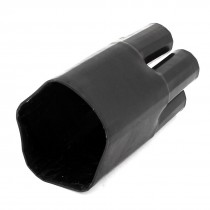 100mm 36mm 5 Way Heat Shrink Breakout Boot Black for 150mm 240mm Wire