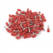 100 Pcs Crimp Cord End Terminal Pre Insulated Ferrule Red E7508 20AWG 0 75MM2