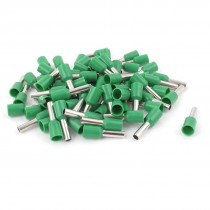 50pcs AWG14 Wire Copper Crimp Connector Insulated Ferrule Terminal Green