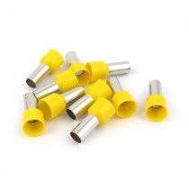 10 Pcs Wire Crimp Connector Terminal Pre Insulated Ferrule Yellow E16 12 6AWG
