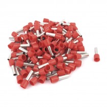 100 Pcs Wire Crimp Connector Terminal Pre Insulated Ferrule Red E6012 10AWG 6MM2