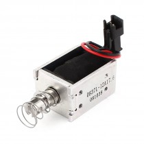 DC 12V 6mm 300g Pull Type Open Frame Solenoid Electromagnet Magnet Holding