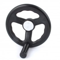 Machine Milling Tailstock 160x16mm 3 Spoked Nonslip Handwheel w Removable Grip
