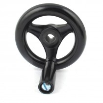 Machine Milling Tailstock 12x100mm 3 Spoked Handwheel Wheel w Removable Handle