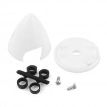 RC Airplane Helicopter DIY Assembly 2 Blade Propeller Spinner 45mm 1 3 4" White