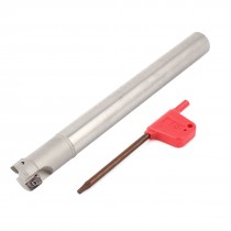 C20 21 200L HSS Indexable End Mill Milling Holder w Carbide Insert T8 Spanner