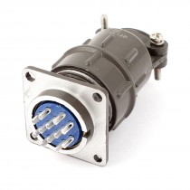 Unshielded Type 12 Pins Electric Circular Aviation Plug Connector