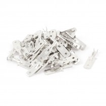 50pcs Metal 6 3mm Male Wire Spade Terminal for Nylon Multi Pin Connector