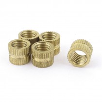 5Pcs M8 Solid Brass Embedded Knurled Thumb Nut Fitting Replacement 8.5mm