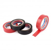9METER 15mm PVC Electrical Insulation Adhesive Tape Red Black 4pcs
