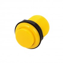 24mm Yellow Plastic Built in Microswitch Arcade Game Button Pushbutton Switch