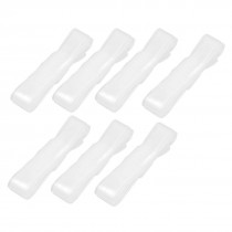 7 Pcs 14mm Diameter Clear Polyolefin Heat Shrinking Tube 2M 6.6Ft