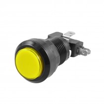 Arcade Game 24mm Yellow Momentary Push Button 1NO 1NC SPDT Micro Switch
