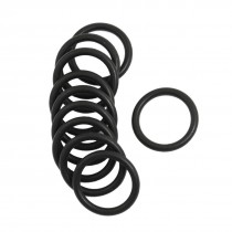 10 Pcs 17mm x 2mm Mechanical Rubber O Ring Oil Seal Gaskets