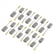 10 Pairs 15mmm x 8mm x 5mm Electric Motor Carbon Brushes