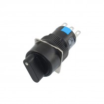 250VAC/3A 30VDC/5A 2 Position 1NO 1NC Round Selector Push Button Switch