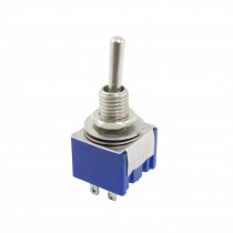 AC 3A 250V 6A 125V 2 Position 6Pins Blue ON-ON Toggle Switch