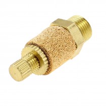 9mm Male Threaded Brass Adjustable Pneumatic Muffler Sound Eliminator